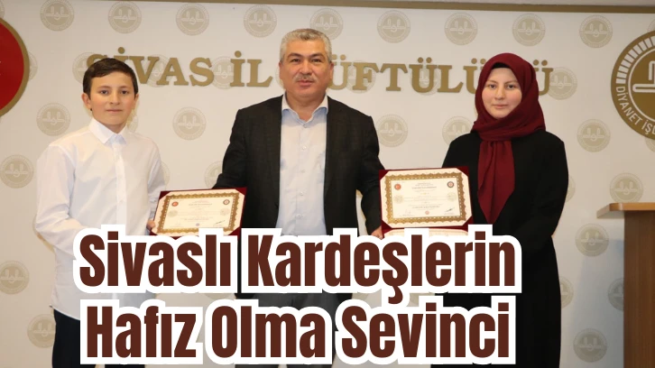 Sivaslı Kardeşlerin Hafız Olma Sevinci