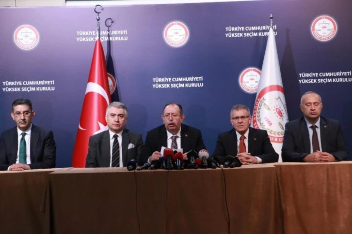 YSK Başkanı Geçici Sonuçları Açıkladı 