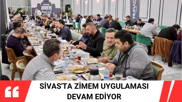 Sivas'ta Zimem Uygulaması Devam Ediyor