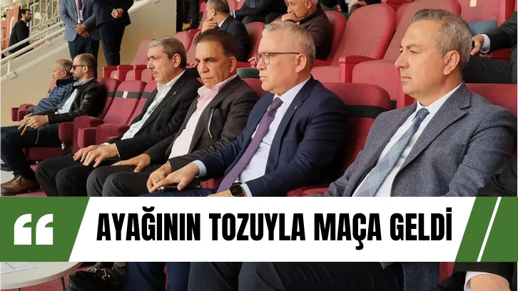 Ayağının Tozuyla Maça Geldi