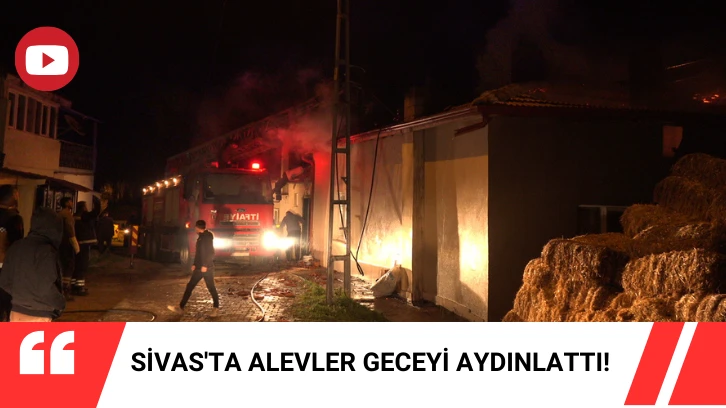 Sivas'ta Alevler Geceyi Aydınlattı! 