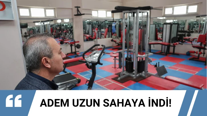 Adem Uzun Sahaya İndi!