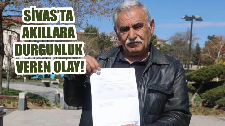 Sivas'ta Akıllara Durgunluk Veren Olay! 