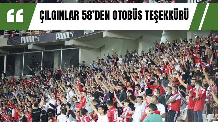 Çılgınlar 58’den Otobüs Teşekkürü