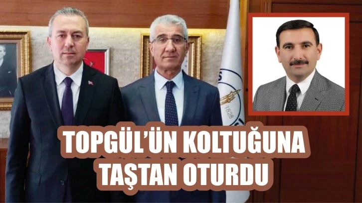 Topgül’ün Koltuğuna Taştan Oturdu