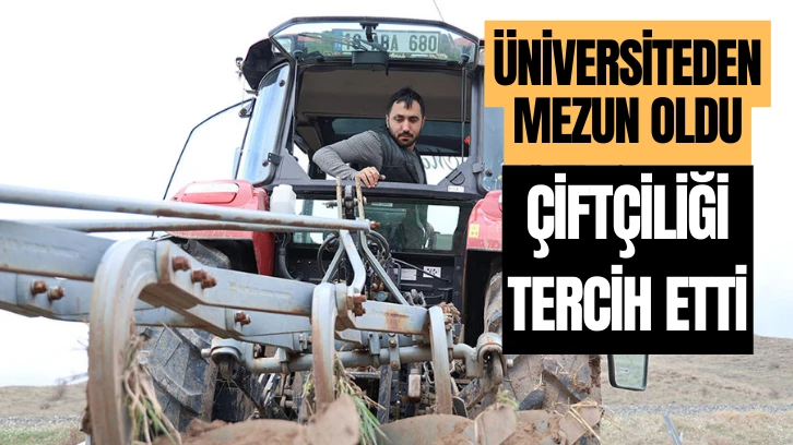Üniversiteden Mezun Oldu Çiftçiliğe Döndü