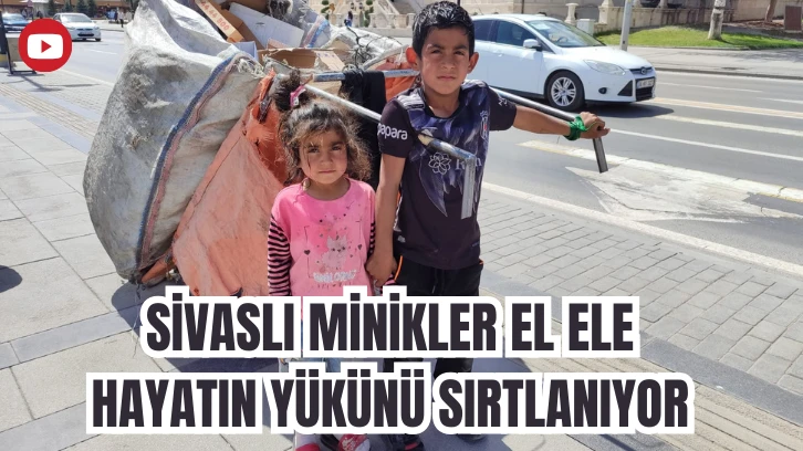Sivaslı Minikler Hayatın Yükünü Sırtlanıyor