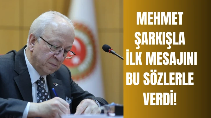 Mehmet Şarkışla İlk Mesajını Bu Sözlerle Verdi!