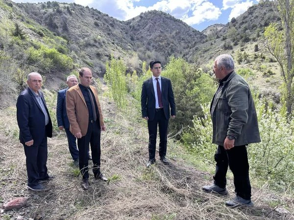 Kaymakam Açıkbaş, Kayı Köyünde incelemede bulundu