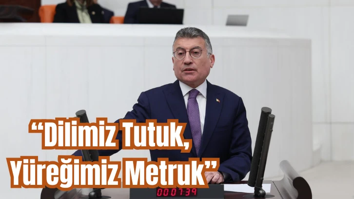 Abdullah Güler: Dilimiz Tutuk, Yüreğimiz Metruk”