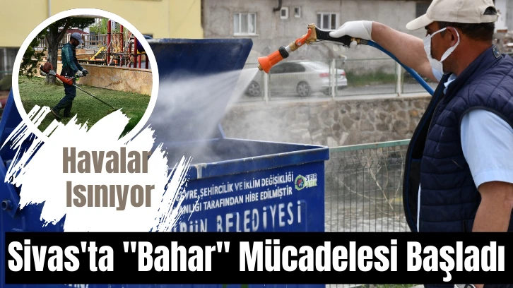 Sivas'ta 'Bahar' Mücadelesi Başladı 