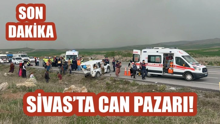Sivas’ta Can Pazarı! 3'ü Çocuk 7 Yaralı! 