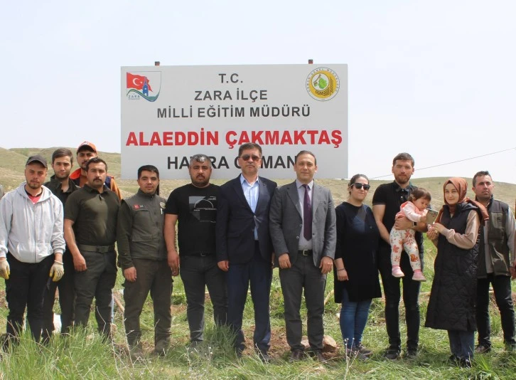 Zara'da Çakmaktaş anısına hatıra ormanı oluşturuldu
