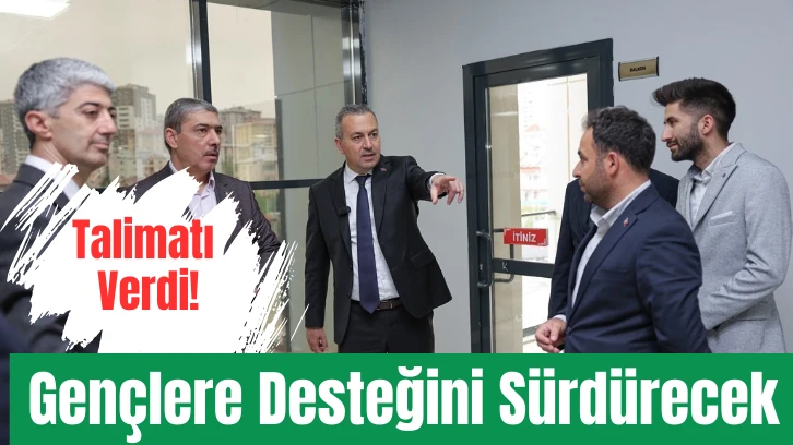 Talimatı Verdi! Adem Uzun Gençlere Desteğini Sürdürecek 
