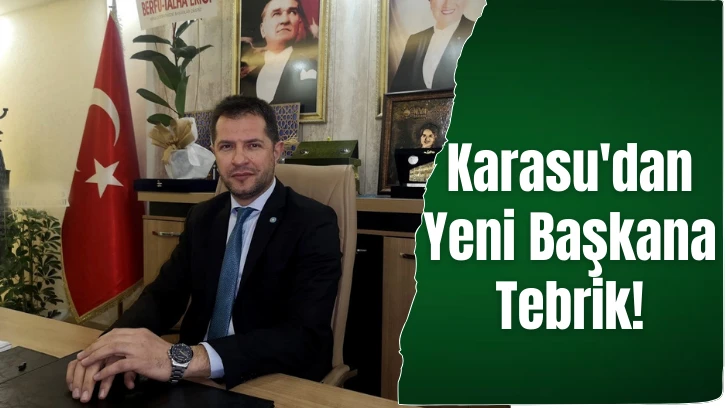 Karasu'dan Yeni Başkana Tebrik! 