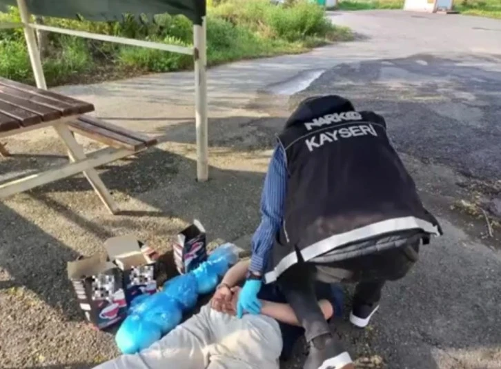 Kayseri'de 4 kilo uyuşturucu madde ele geçirildi