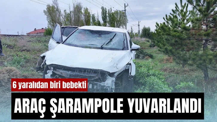 Şarkışla'da Kaza: 1'i Bebek 6 Yaralı