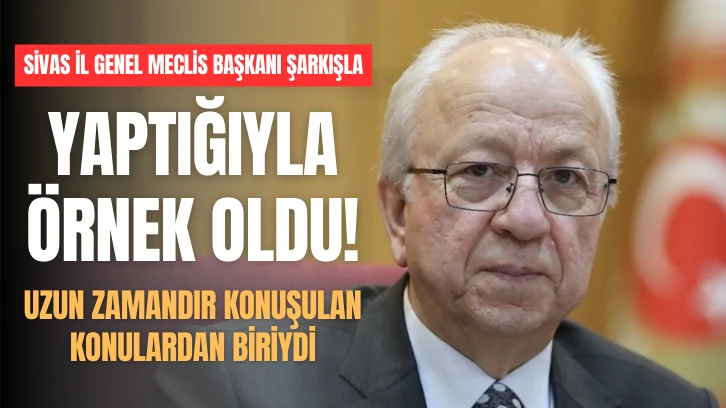 Şarkışla Yaptığıyla Örnek Oldu