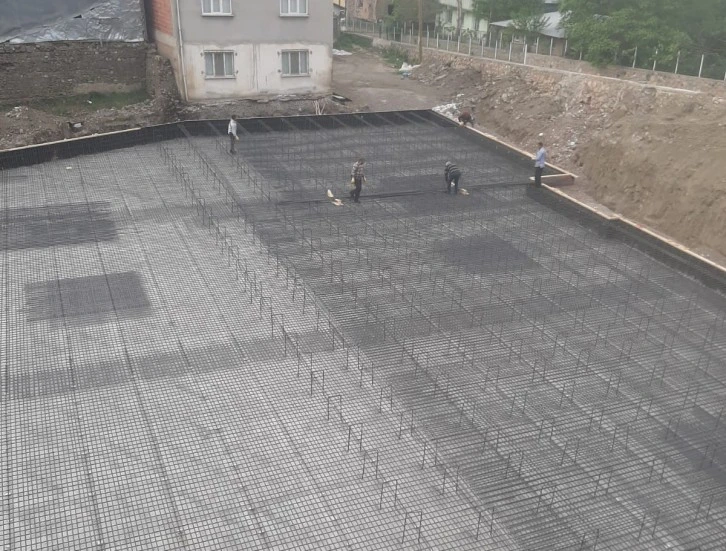 Akıncılar'da yeni cami inşaatına başlandı