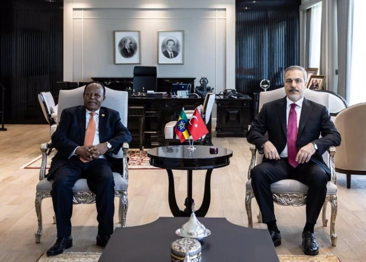Bakan Fidan Mevkidaşı Selassie ile Görüştü