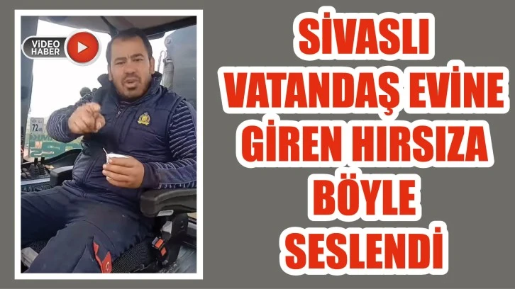 Sivaslı Vatandaş Evine Giren Hırsıza Böyle Seslendi 