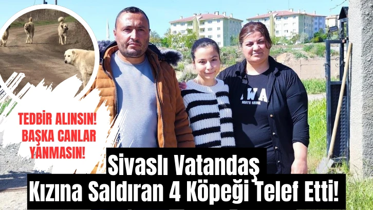 Sivaslı Vatandaş Kızına Saldıran 4 Köpeği Telef Etti! 