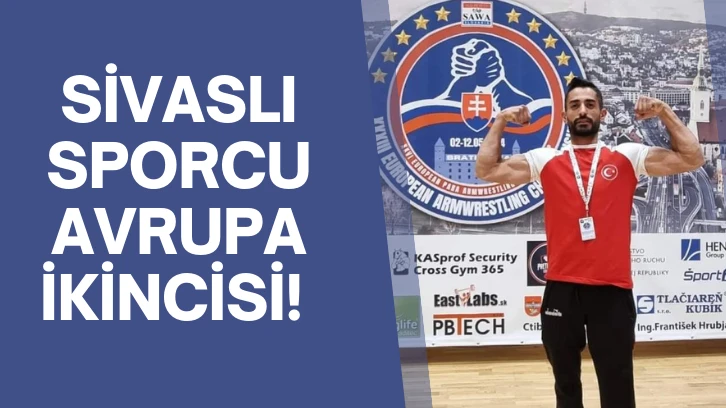 Sivaslı Sporcu Avrupa İkincisi! 