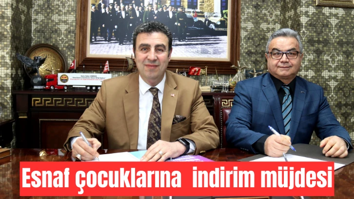 Esnaf çocuklarına  indirim müjdesi