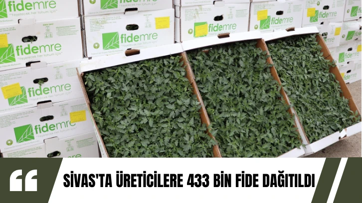 Sivas'ta Üreticilere 433 Bin Fide Dağıtıldı