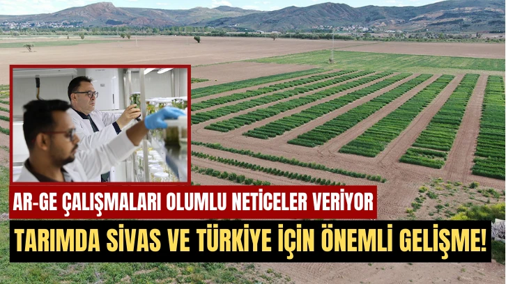 Tarımda Sivas Ve Türkiye İçin Önemli Gelişme!