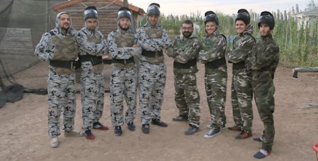 Basın Çalışanları Paintball´da Stres Attı