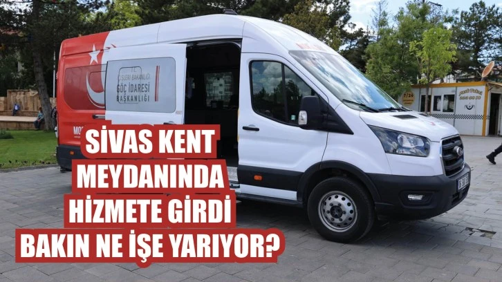 Sivas Kent Meydanında Hizmete Girdi! Bakın Ne İşe Yarıyor? 