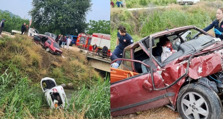 İki Otomobilin Karıştığı Feci Kazada 5'i Ağır 8 Yaralı Var!