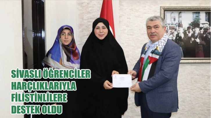 Sivaslı Öğrenciler Harçlıklarıyla  Filistinlilere Destek Oldu