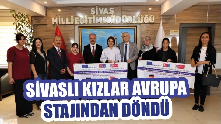 Sivaslı Kızlar  Avrupa Stajından Döndü