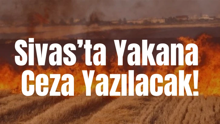 Sivas’ta Yakana Ceza Yazılacak!