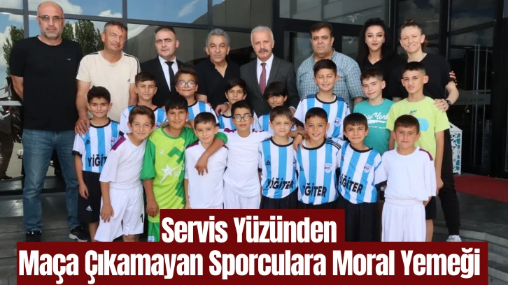Servis Yüzünden Maça Çıkamayan Sporculara Moral Yemeği