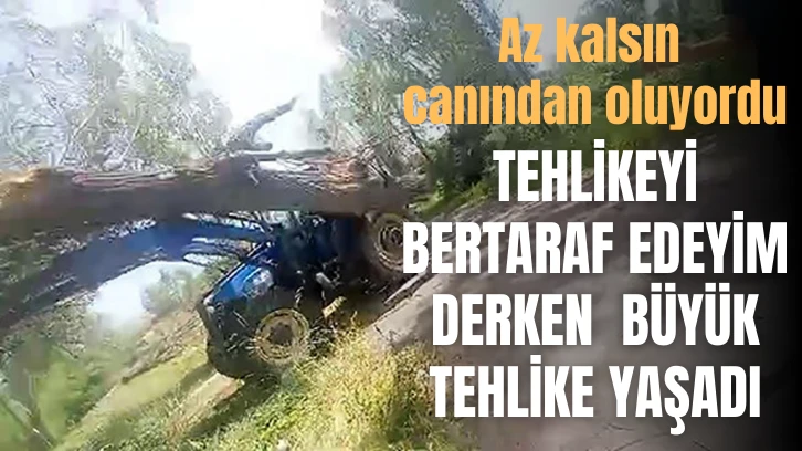 Tehlikeyi Bertaraf Ederken Tehlike Yaşadı