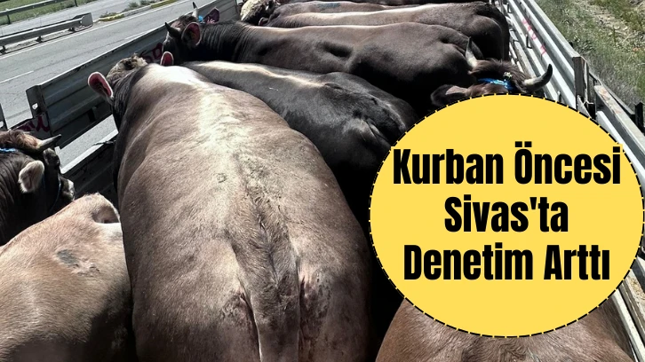 Kurban Öncesi Sivas'ta Denetim Arttı