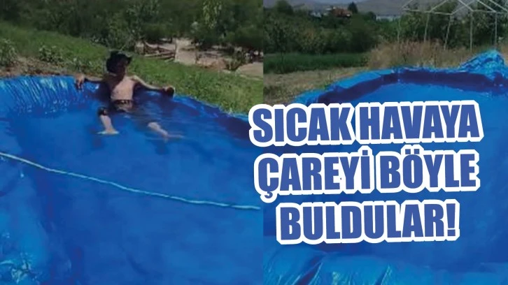 Sıcak Havaya Çareyi Böyle Buldular 