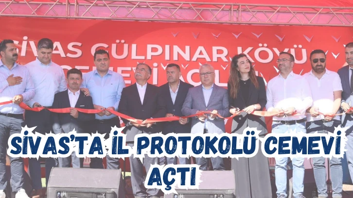 Sivas’ta İl Protokolü Cemevi Açtı