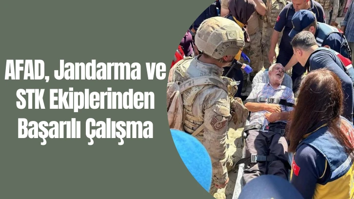 AFAD, Jandarma ve STK Ekiplerinden Başarılı Çalışma
