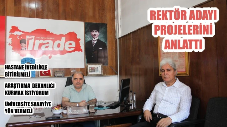 Rektör Adayı Projelerini Anlattı!