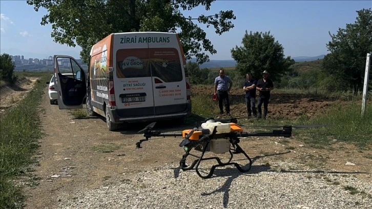 'Zirai Ambulans' Bitki Sağlığı için Tarlalarda