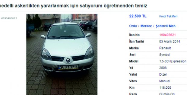 Bedelli Askerlik İkinci Ele Can Verdi