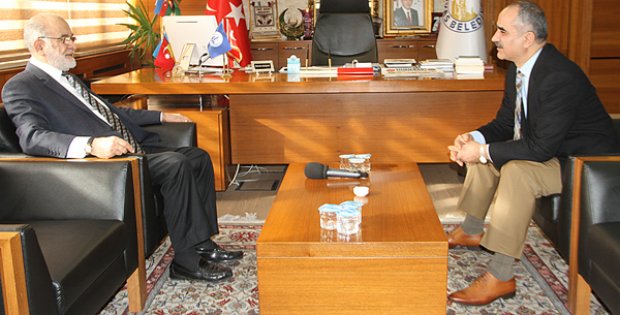 Karamollaoğlu´ndan Başkan Aydın´a Ziyaret