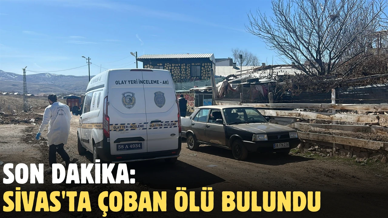Son Dakika: Sivas'ta Çoban Ölü Bulundu 