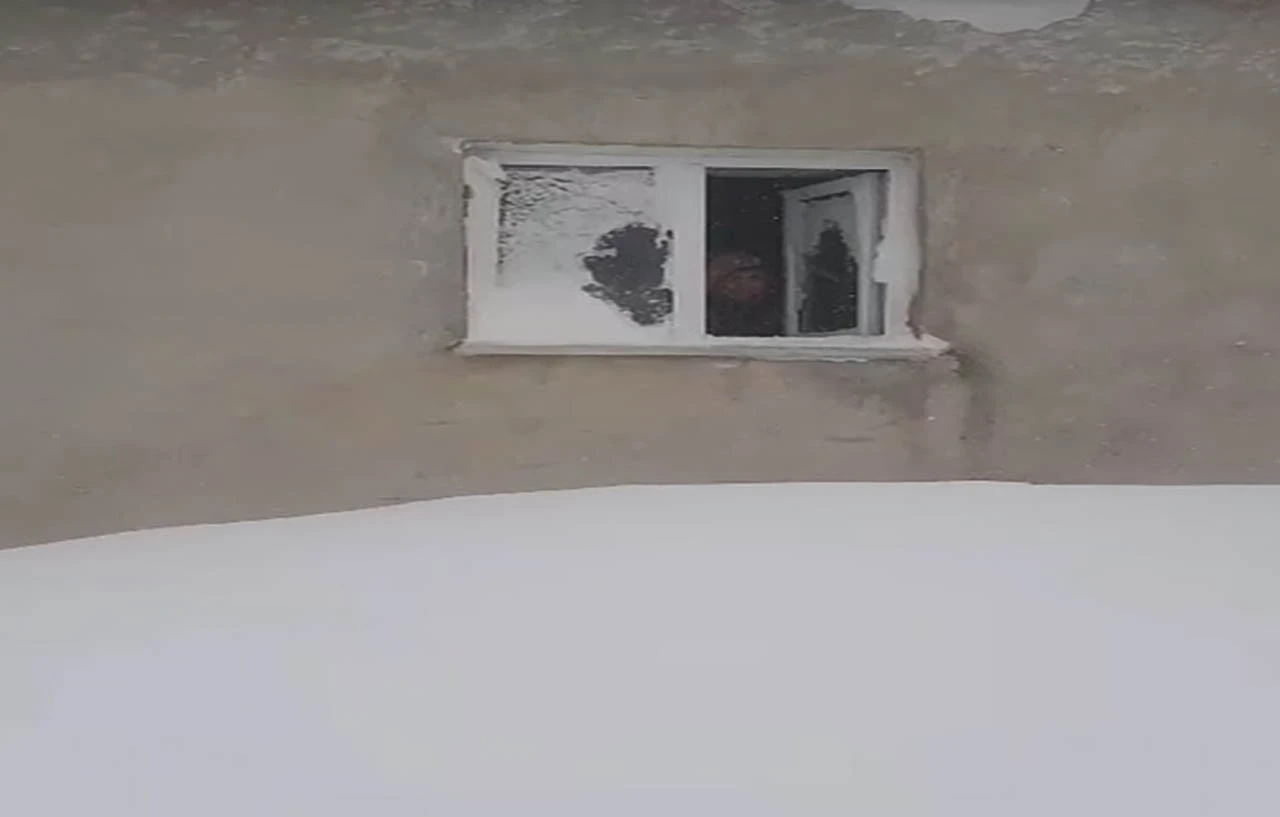 Sivas'ta Kar Kalınlığı Yarım Metreyi Aştı