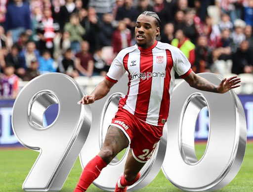 Sivasspor'un 900. Golü Garry Rodrigues'ten