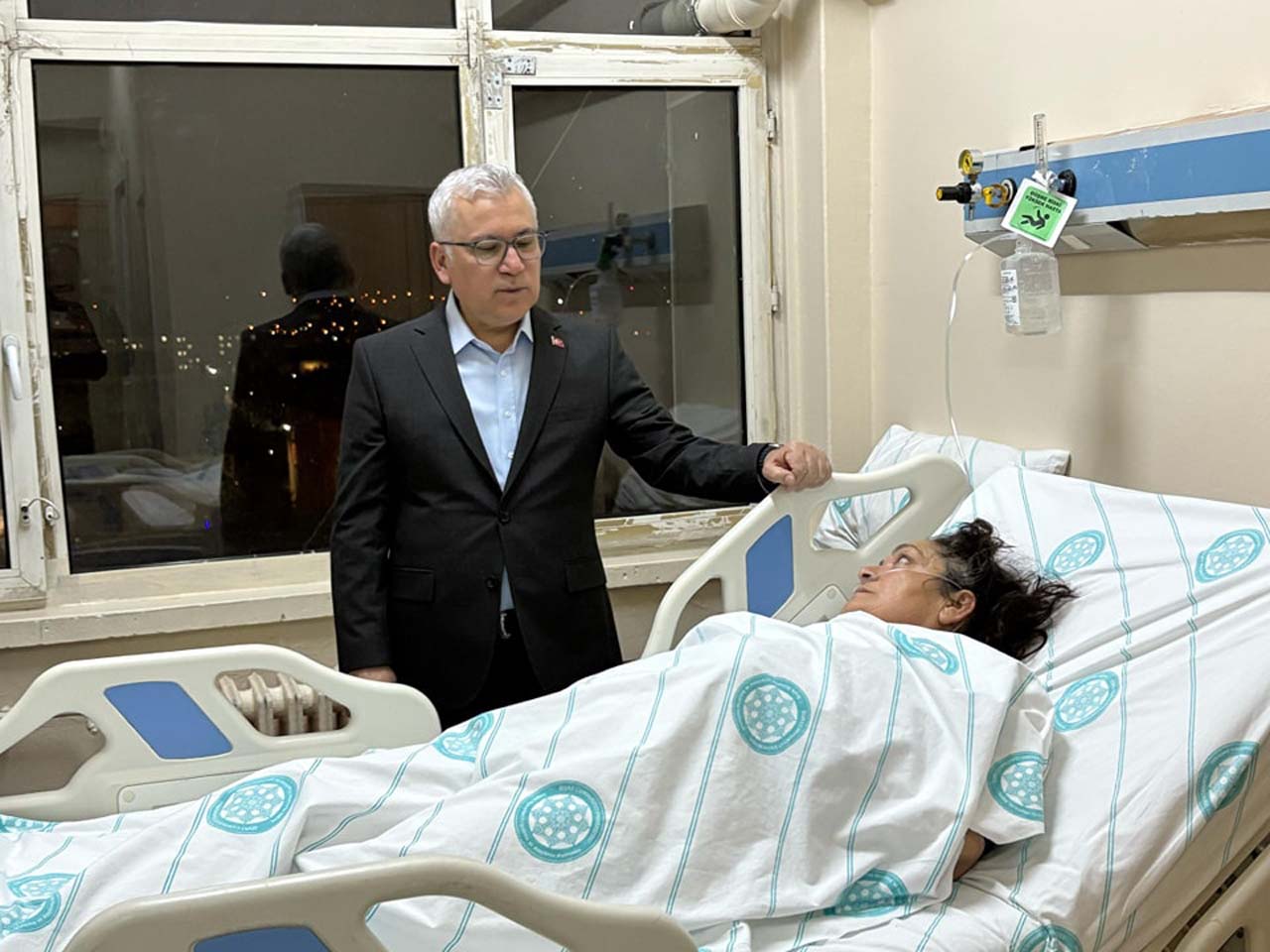 Kazazedelere Hastanede Ziyaret